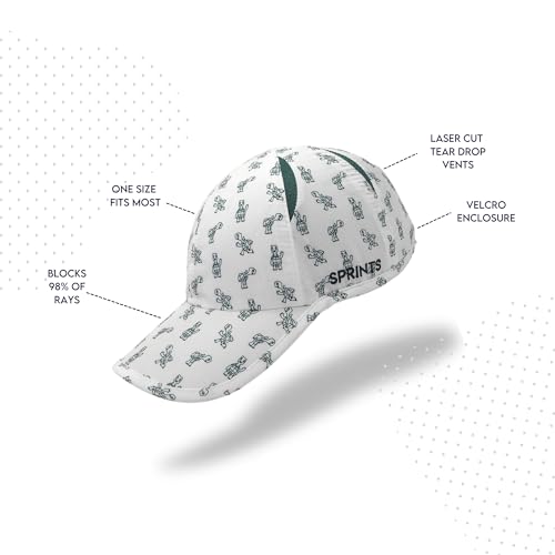 Image of Sprints Race Day Performance Running Cap | The Lightweight, Quick Dry, Sport Hat, One Size, Unisex