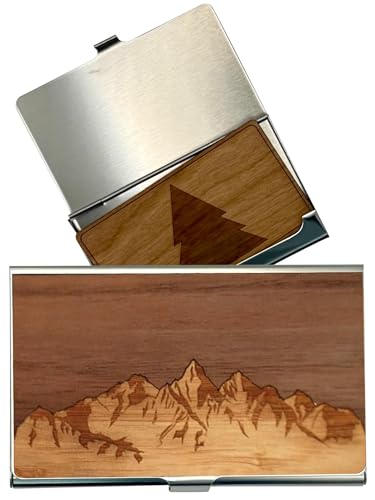 WUDN Handcrafted Business Card Holder Wallet For Men and Women | Holds Up to 20-25 B-Cards...
