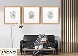 FRAMOREY Square Oxford Flat Wooden Effect Picture Frame, 22x22" Size Oak Photo Frame With 18x18" Size White Mount, Photo Print Frame, Best Photo Frames For Birthday Gift - Image 5