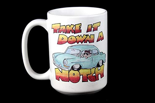 Notch Mug Notchback Volkswagen Bug Beetle VW Ceramic 15oz BIG coffee mug Stovepipe The Rusty VW