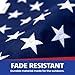 Made in USA Flags Co - 3x5 American Flag - Heavy Duty USA Flag - Premium PolyMax Polyester, Sewn Stripes, & Embroidered Stars - All Weather American Flags for Outside - FMAA Certified, US Made
