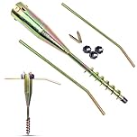 Rust Resistant Heavy Duty Zinc Plated Steel Screw in Ground Spike for Rotary Washing Line Parasol Cloth Airer Stand Base