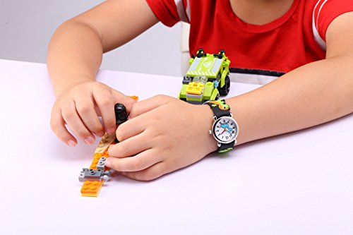 Image of Jewtme Cute Toddler Children Kids Watches Ages 3-8 Analog Time Teacher 3D Silicone Band Cartoon Watch for Little Girls Boys