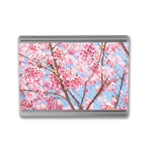 Image of MightySkins Carbon Fiber Skin Compatible with Microsoft Surface Laptop Go 3 (2023) Full Wrap Kit - Cherry On Sky | Protective, Durable Textured Carbon Fiber Finish | Made in The USA