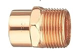 Copper Plumbing Pipe Fitting Elkhart 3/4" C x Male Adapter - 10 Pack, Made in USA