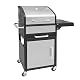 Holzkohlegrillwagen von Landmann Robuster Grill für den Garten