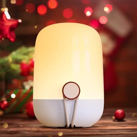 Benbilry Night Light for Children, Night Lamp for Breastfeeding and Wraping, Nursing Light for Baby, Parents, Touch, Dimmable, RGB Colour Changing, Portable Night Lamp for Bedroom, Camping Cover