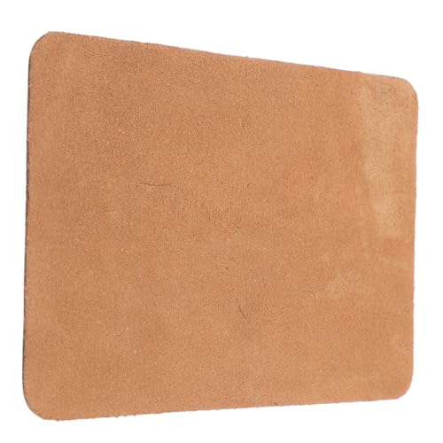 TOPBATHY Musical Instrument Non-Slip Mat Brown Wear-Resistant Cowhide Double-Sided Adhesive Fixed Pad for Pipa Zhongruan Erhu Liqin Yueqin Guitar Folk Instrument Accessories