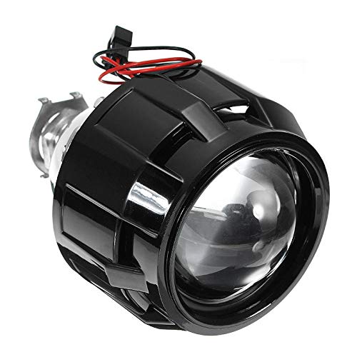 2.5 Inch Car Motor Bi-Xenon Hid Projektor Kąt Eye Halo Obiektyw Reflektor H1 H4 H7 - Rhd