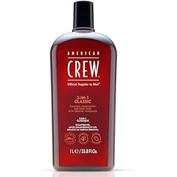 1 of American Crew Shampoo, Conditioner & Body Wash for Men, 3-in-1, 33.8 Fl Oz