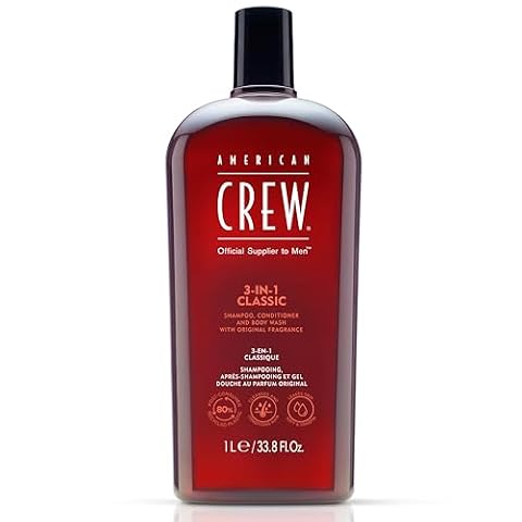 American Crew 3-In-1 Classic Szampon, Czerwony, 1 l