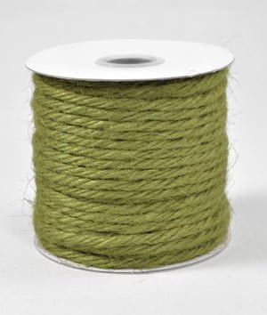 3.5mm Moss Green Jute Twine - 25 Yards