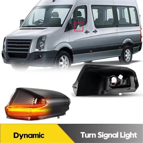 Intermitentes LED dinámicos para espejo de VW Crafter 2006-2016 en dos piezas 2