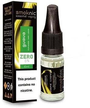 Smoknic Guava 10ML Premium Quality Vape Juice for E-Cigarette – Vape Mod – Shisha Pen – 30VG/70PG Nicotine Free Fruity Flavour [10 x 10ML]