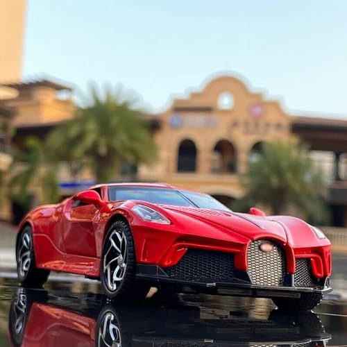 Image of Kids Toy car Playsets 1:32 Die Cast Metal Toy car B Model Car Pull Back Metal Cars with 4 Openable Doors Light and Musical Sound (Multi)