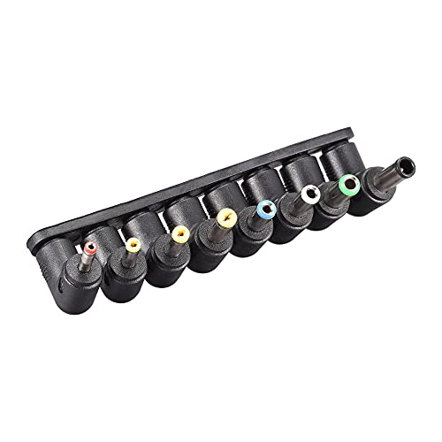 Kit conector de alimentación DC ángulo recto 5.5 x 2.1mm 8 pcs miniatura 1