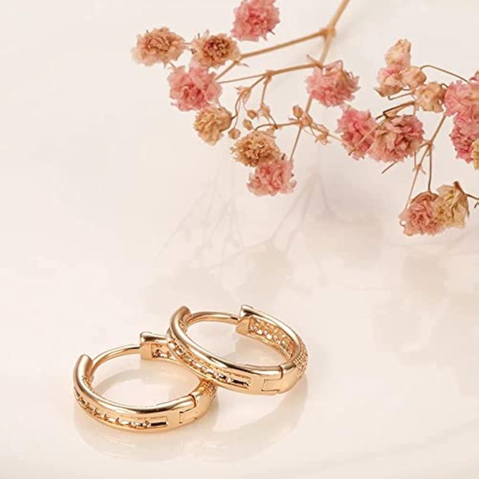 Designer Gold Plated Stud Earrings for Women