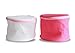 NOVAGO 2 Filets Linge (Sac de Lavage) spécialement conçu pour Vos Soutien Gorge, Taille L 17x19 cm