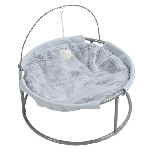 Rede Elevada para Gatos, Cama Removível Dobrável para Gatos e Cães Pequenos, área de Dormir Espaçosa