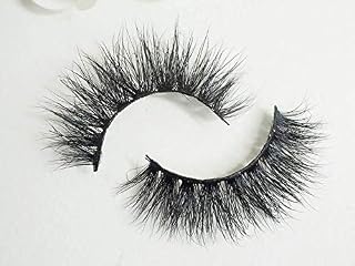 Real Mink 100% handmade natural black false eyelashes Lashes by Alinda (A04)