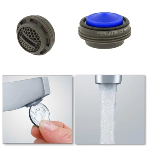 Neoperl Slim Coin Slot Faucet Aerator 1.0 gpm Blue Male