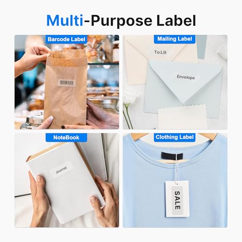 ETIKEZ 2" x 4" Clear Address Labels, Shipping Address Labels for Laser Printers, Compatible with 8663, 5663, 6522, 18663, Waterproof Label, Easy to Peel (90 Labels, 9 Sheets), APLT10 - Image 3