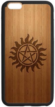 Custom Supernatural Phone Case Cover Protection For iphone 6 plus , TPU, 5.5 inch, Black / White