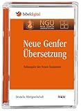  NGÜ, Neue Genfer Übersetzung - Teilausgabe des Neuen Testaments, 1 CD-ROMBibeltext mit Bibelprogramm MFchi. Für Windows 98/ME/NT 4.0/2000/XP/Vista