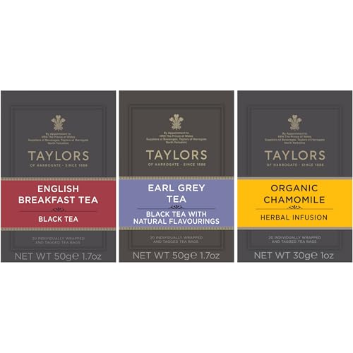Taylors of Harrogate Black & Herbal Tea Variety Pack, Individually