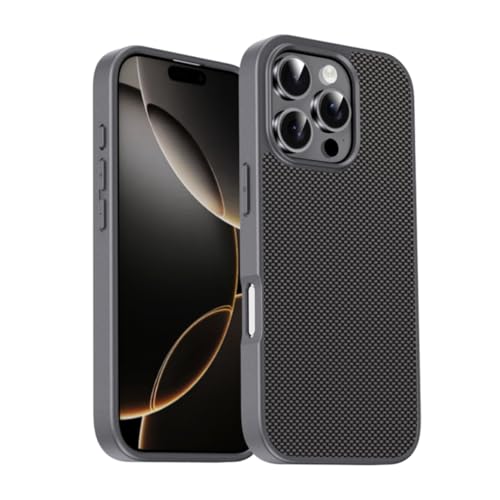 Coque carbone iPhone 15 gris modèle arrière simple et mat givré pour smartphone Apple