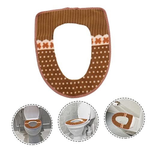 HANABASS Wc-Sitz Wärmer Abdeckung Wc-Sitz Wc-Sitzwärmerbezug Dicker Weicher Wc-Sitzbezug Pad Wc-Sitzbezug Für Badezimmer Dicker Wärmer Wc-Sitzbezug Pad Heizung Wc-Matte Wc-Deckel WC-Sitzkissen – Bild 7