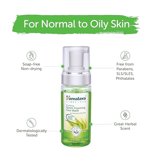 Image of Himalaya Herbals Purifying Neem Foaming Face Wash, 150ml (Pack of 3)