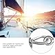 Edelstahl -Fingerhut, 2pcs 14mm Marine Drahtseilklemme Kabel Schutzring Dimbles Klemmen für Drahtseilkabel Dimbeln Rigging