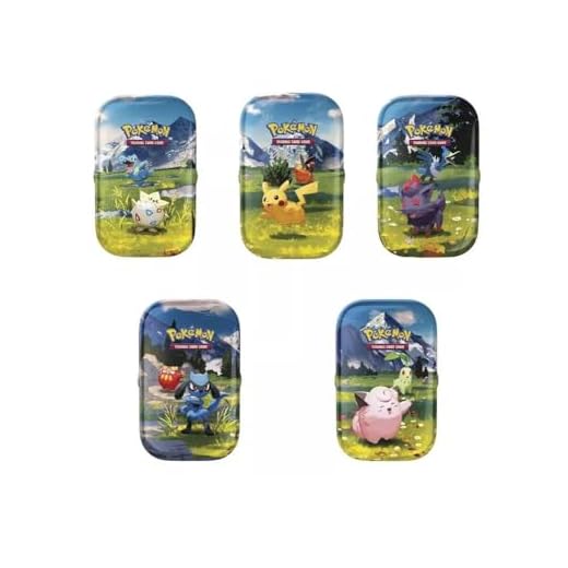 PoKéMoN Mini Tin Bundle, 50 verschiedene Karten, 1 zufällig ausgewählte, extrem seltene Spielmünze
