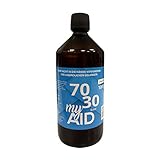 Qualitätsbase my AID - e Liquid Basis 1000 ml ohne Nikotin Base 70% VG / 30% PG