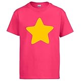 Diver Camisetas Camiseta Parodia Estrella de Steven - Rosa, XL