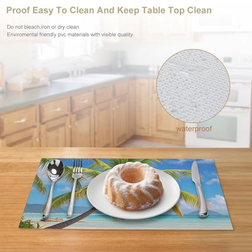 Set de table anti-tache et résistant à la chaleur pour protéger votre table