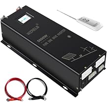 WZRELB 5000W 48V Pure Sine Wave Inverter,48 Volt DC to AC 120V 240V Split Phase Power Inverter,2*AC Hardwire Terminal,10KW Surge,High Efficiency up to 91.6%,Wireless Remote