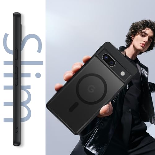 Coque Pixel 7a Magsafe évite rayures et chutes au dos