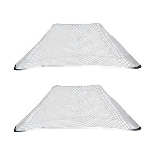 Vaguelly Red de Filtro Antiaceite de Aluminio para Campana Extractora Estilo Europeo, 24x24 Cm, 2 Piezas, Absorción de Aceite y Portátil para Uso en Casa