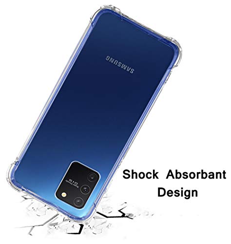 Image of TheGiftKart Transparent Crystal Clear Back Cover Case for Samsung Galaxy S10 Lite | Shockproof Soft TPU Case | Cushioned Edges for Ultimate Protection Back Cover Case (TPU, Transparent)