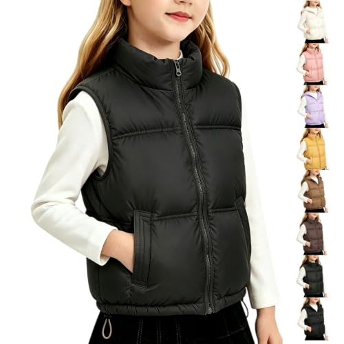 Boys Girls Puffer Vest Sleeveless Zipper Down Coat Winter Warm Jackets - image 1