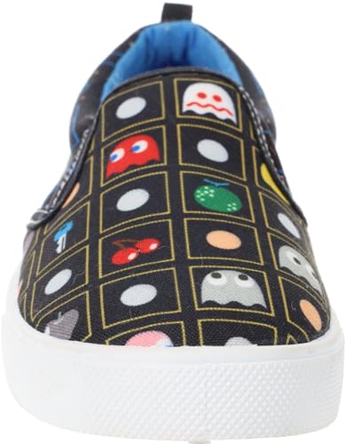 Pac-Man Boy's Slip-On Canvas Sneakers with Graphic Print4
