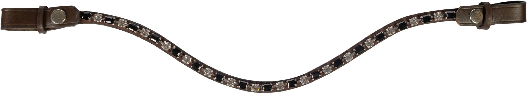 Frontal HKM Amazing marron et noir pour poney - 3