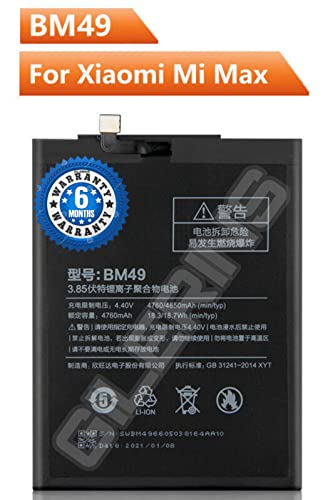 Image of Original BM49 Battery for Mi Max Battery with 6 Month Warranty**** (E78)
