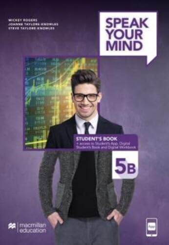 Speak your mind student’s book & app w/wb-5b: