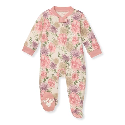 Image of Burt's Bees Baby Boys Footless Pajamas, Sleep and Play Loose Fit, 100% Organic Cotton Soft One-piece PJs, Sizes NB to 6-9 Months