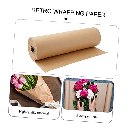 Papier emballage cadeau kraft GRIRIW pour création et fleurs - 4
