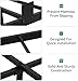 YITAHOME Floating Bed Frame Twin Size, LED Bed Frame with Charging Station, Metal Platform Twin Bed with Heavy Duty Steel Slats Supports, No Box Spring Needed, Easy Assembly, Black