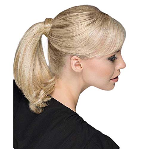Tonic Hairpiece 11" Wrap Around Pony Color Light Blonde - Ellen Wille Wigs Ponytail Extension Premium Heat Friendly Synthetic Fiber Womens Lightweight Hair Piece Bundle MaxWigs Hairloss Booklet
